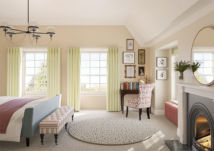 Kyoto Faux Silk, Cream - Made to Measure Curtains - Image 14